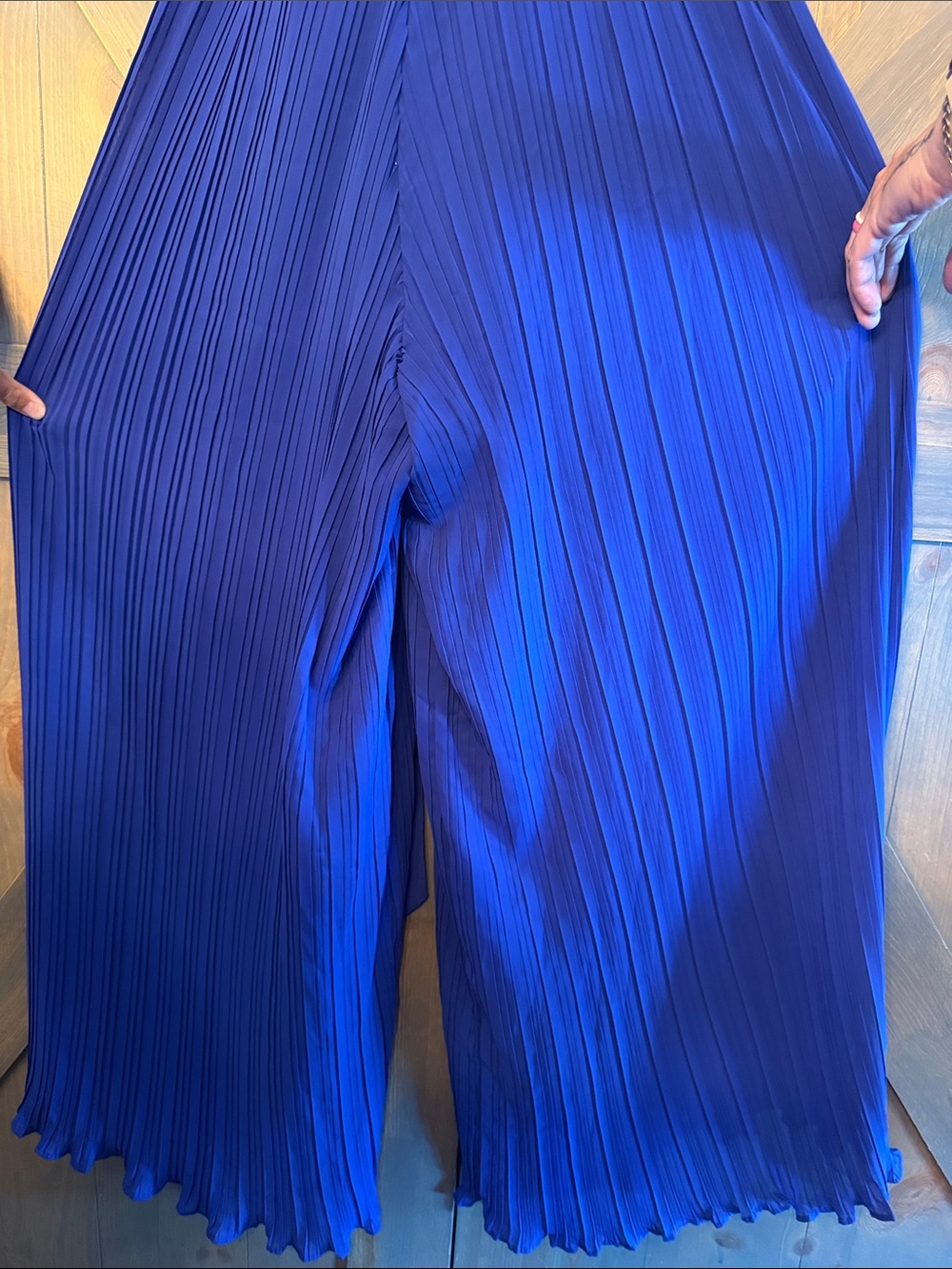 Beyond Words Blue Jumpsuit View 5